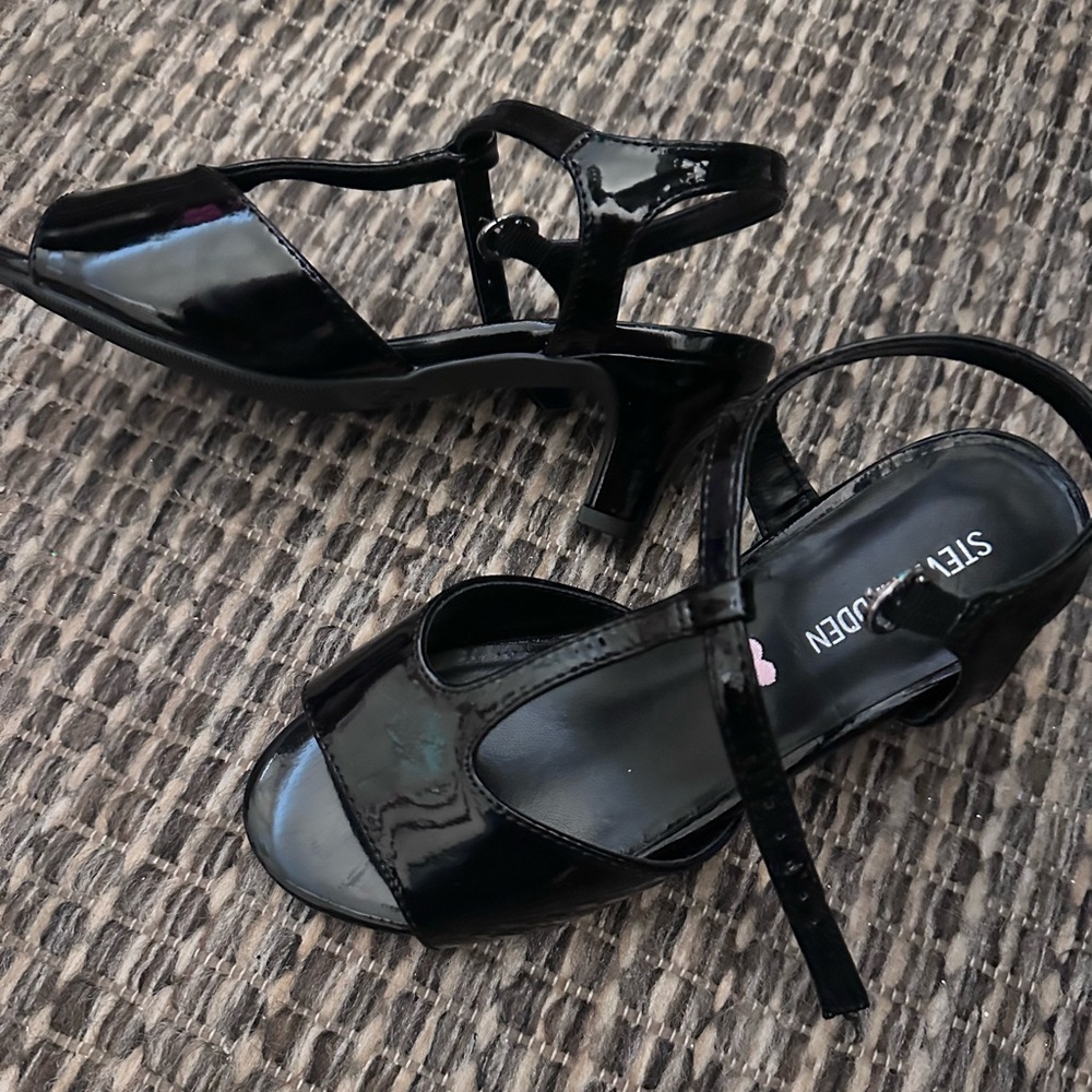 Brand new black Nine West girls black heels